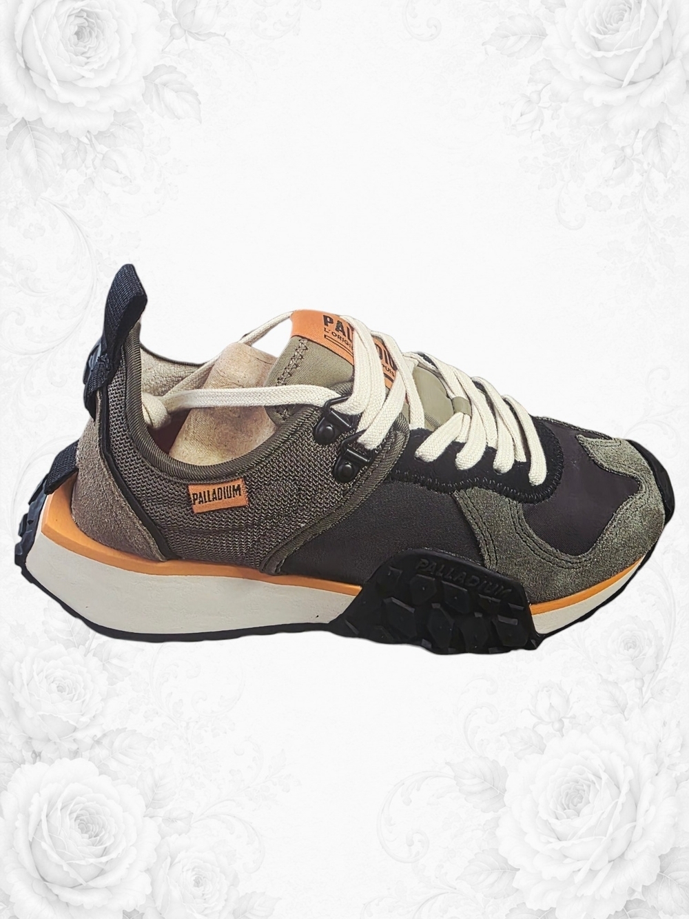 Palladium Troop Runner Olive Night Black Sneakers Men's 4 Women's 5.5 NWT